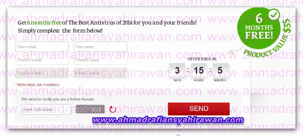 BitDefender Internet Security 2014 One Click Free 6 Months